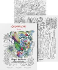 Caran´d Ache Kniha - omaľovánky "L'Esprit des Alpes", 454.802