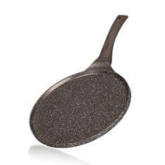 Banquet Panvica na palacinky s nepriľnavým povrchom Granite Dark Brown, priemer 26 cm