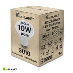 Berge LED žiarovka - GU10 - ECOPLANET - 10W - 900Lm - teplá biela