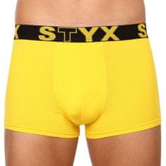 Styx Pánske boxerky športová guma žlté (G1068) - veľkosť XL