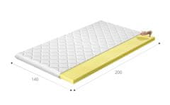 nabbi Obojstranný penový matrac (topper) Vitano 140 140x200 cm