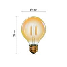 EMOS EMOS LED žiarovka Vintage G95 4W E27 teplá biela plus 1525713240