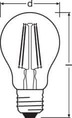 Osram OSRAM Vintage 1906 LED CL A FIL GOLD 63 non-dim 7,5W / 825 E27