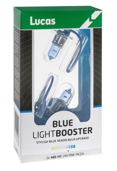 Lucas Lucas H3 Lightbooster 70W 24V PK22s sada 2ks LLX460BLX2