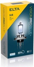 Elta ELTA H4 VisionProBlue plus 50procent 60 / 55W 12V P43t sada 2ks EB2472TR