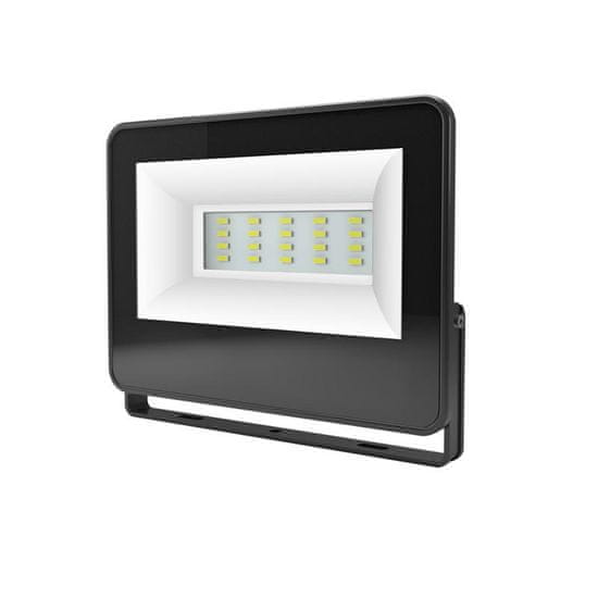 ACA ACA Lighting čierna LED SMD reflektor IP66 20W 3000K 2000Lm 230V AC Ra80 V2030