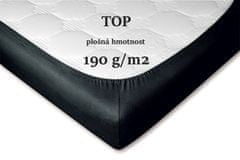 Dadka Jersey plachta čierna 70x140x10 cm