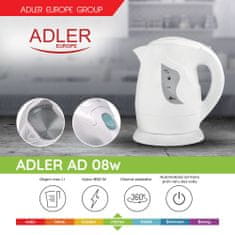 Adler Rýchlovarná kanvica Adler AD 08 biela