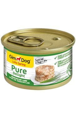 GimDog Darling Pure delight konz.kurča s jahňacím 150g