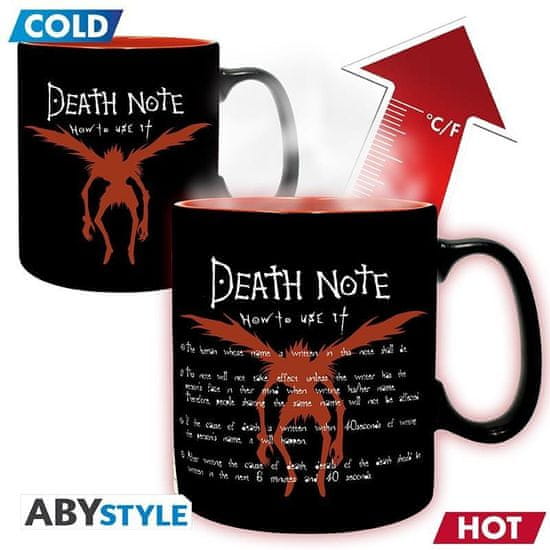 AbyStyle Death Note Keramický hrnček meniaci 460 ml - Kira & Ryuk