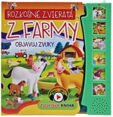 Rozkošné zvieratá z farmy - knižka objavuj zvuky