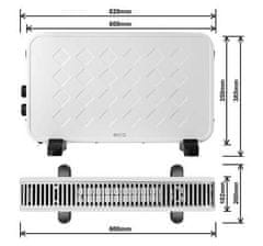 ECG Konvektor TK 2070 White