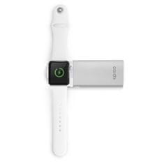 EPICO Powerbanka Powerbank 5200 mAh pro Apple Watch - stříbrná