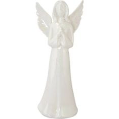 Retlux Vianočné dekorácie RXL 417 Anděl porcelán 28,3 cm