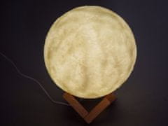 JOKOMISIADA 3D LED Lampička Farebný mesiac 18cm ZA3826