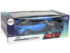 Lean-toys Športové auto R/C batérie USB diaľkovo ovládané svetlá