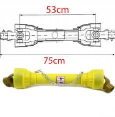 MAR-POL Kĺbový hriadeľ 75cm M85205