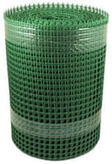 XLtools Pletivo plastové zelené, oko 15 x 15 mm, 1,5 x 50 m, XL-TOOLS