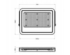 ECOLIGHT LED reflektor PREMIUM LINE - 150W - IP65 - studená biela