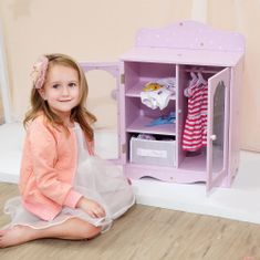 Teamson Twinkle Stars Princezná 18 bábik Fancy Closet s 3 vešiakmi