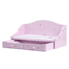 Teamson Olivia's Little World - Detská posteľ pre bábiky Twinkle Stars Princess 18"