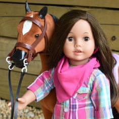 Teamson Sophia's - 18" bábika - Látkový kôň - Tan