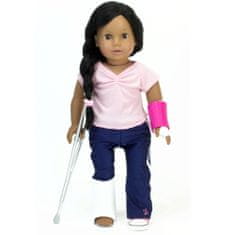 Teamson Sophia's - 18" bábika - Berle, sadra na ruku, sadra na nohu a obväz - Sliver
