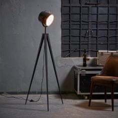 Teamson Versanora - Zástrčka EÚ - Artiste Tripod Floor Lamp - Black & Go