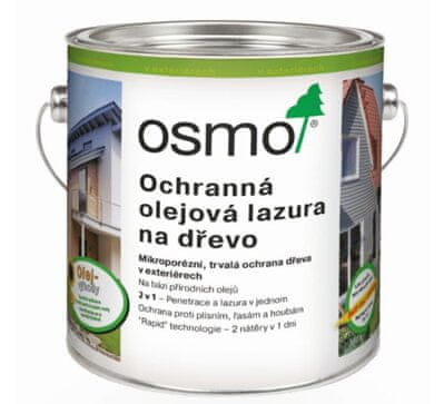 OSMO OCHRANNÁ OLEJOVÁ LAZÚRA 701 bezfarebný matný 2,5 l