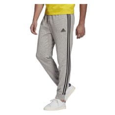 Adidas Nohavice sivá 188 - 193 cm/XXL Essentials Tapered Cuff 3 Stripes