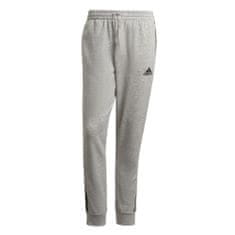 Adidas Nohavice sivá 188 - 193 cm/XXL Essentials Tapered Cuff 3 Stripes