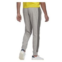 Adidas Nohavice sivá 188 - 193 cm/XXL Essentials Tapered Cuff 3 Stripes