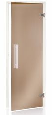 Horavia Dvere saunové "A" 7x21 Bronze 690x2090 mm White