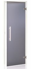 Horavia Dvere saunové "A" 8x20 Satin Grey 790x1990 mm White