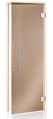 Horavia Dvere saunové "A" Premium 8x21 Bronze 790x2090 mm Jelša