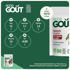 Good Gout BIO Ratatouille s quinou 3x 190 g