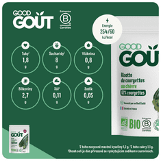 Good Gout BIO Cuketové rizoto s kozím syrom 3x 190 g