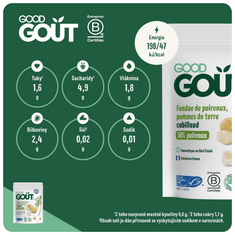 Good Gout BIO Pór so zemiačikom a treskou 3 x (190 g)