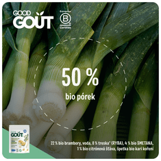 Good Gout BIO Pór so zemiačikom a treskou 3 x (190 g)