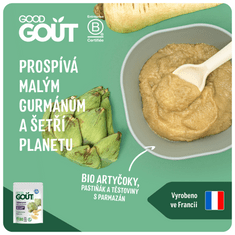 Good Gout BIO Artičoky, paštrnák a cestoviny s parmezánom 3 x (190 g)