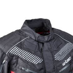 W-TEC Pánska moto bunda Kamicer Farba čierno-červená, Veľkosť 6XL