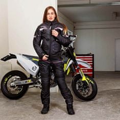 W-TEC Dámska moto bunda Progair Lady Farba čierno-ružová, Veľkosť XS