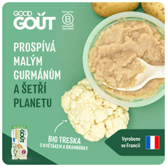 Good Gout BIO Treska pestrá s karfiolom a zemiačikmi 3x (2x190 g)