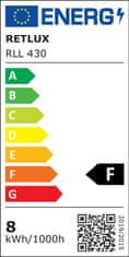Retlux RLL 430 C37 E14 sviečka 8W CW