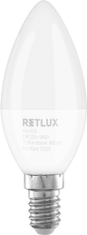 Retlux RLL 430 C37 E14 sviečka 8W CW