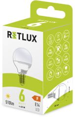 Retlux RLL 432 G45 E14 miniG 6W WW