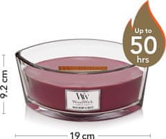 Woodwick Vonná sviečka s dreveným knôtom Ellipse Wild Berry a Beets 453,6 g