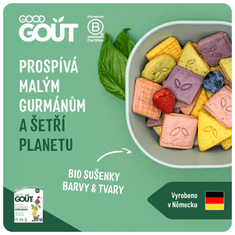 Good Gout BIO Sušienky Farby a tvary 3 x (80 g)