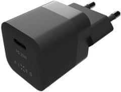 FIXED síťová nabíječka Mini s USB-C, PD, 25W, čierna