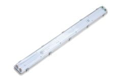 Asalite ASAL0217 Prachotesné svietidlo na LED trubice 2 x 60 cm IP65 číre